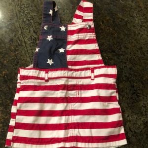 Children’s Place overall Stars N Stripes dress